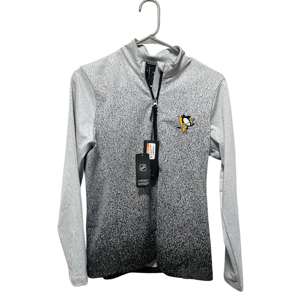 NWT Antigua Pittsburgh Penguins 1/4 Zip Pullover Women’s Medium NHL